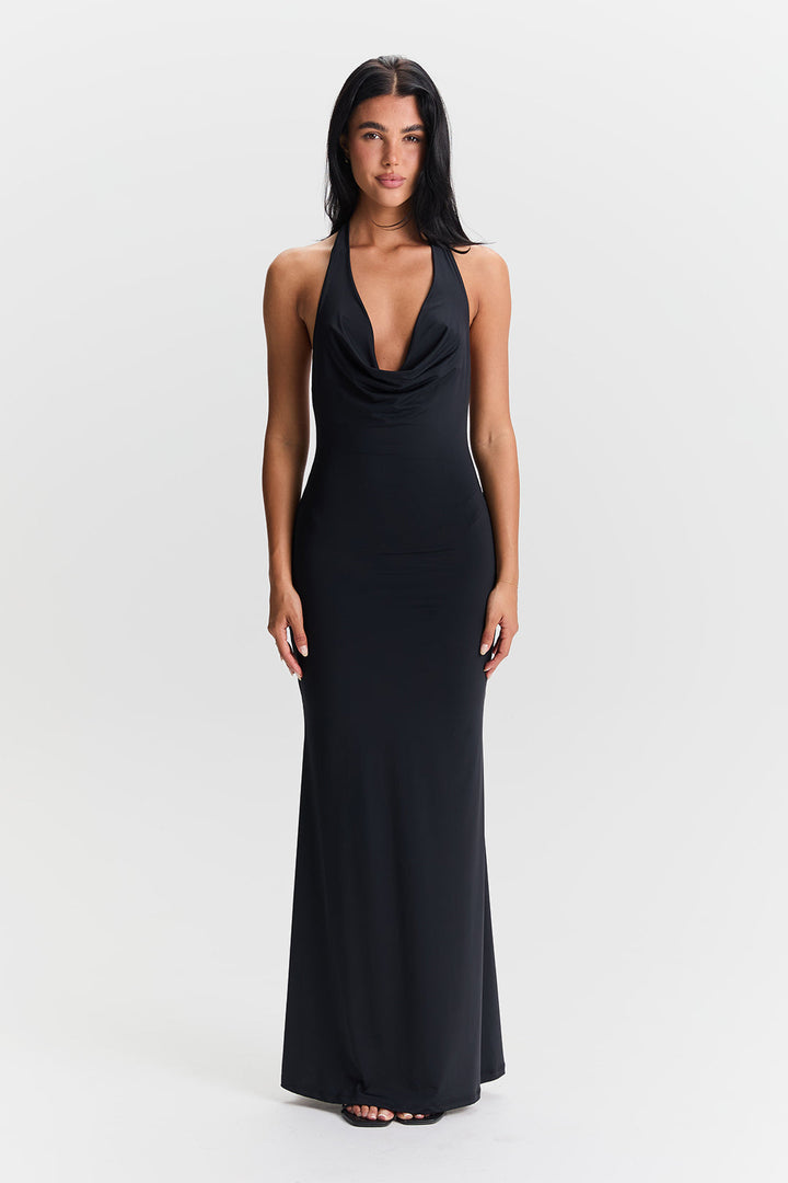 Valeria™ | Cowl-Neck Dress