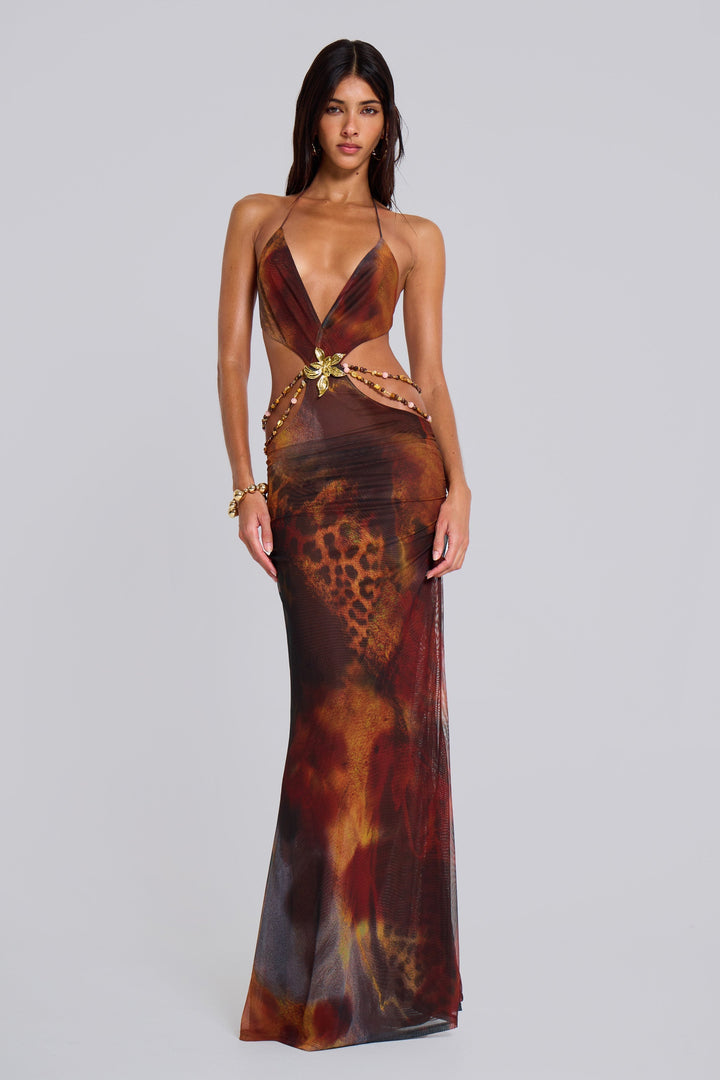 Neriah™ | Whiskey Drape Maxi Dress