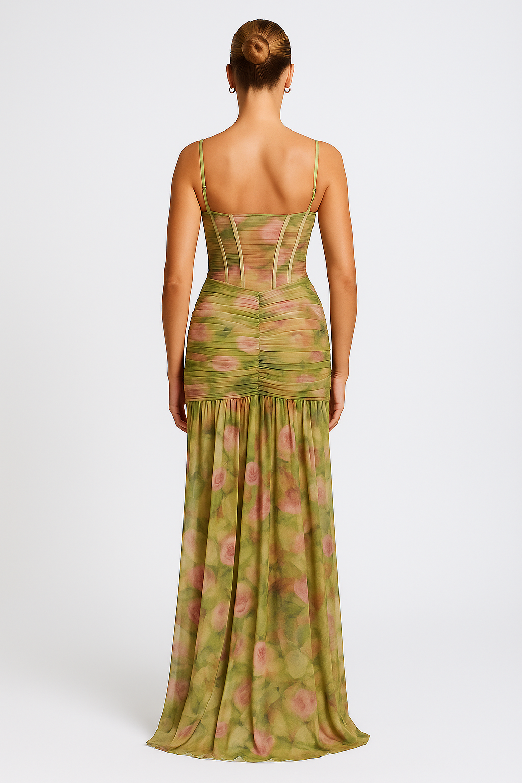 Cireya™ | Floral Pattern Maxi Dress