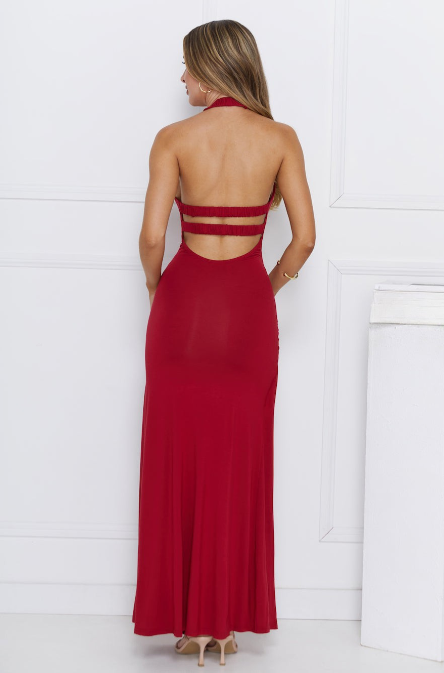 Vivienne™ | Eye-catching Halter Ruched Dress