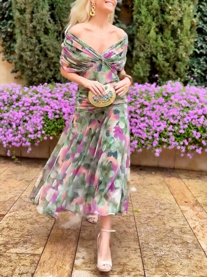 Chloe™ | Romantic Off-Shoulder Dress