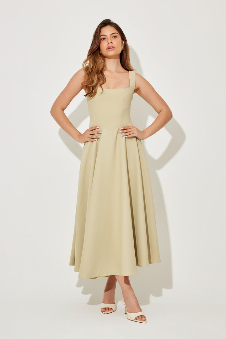 Amelia™ | Timeless Flowing Midi Dress