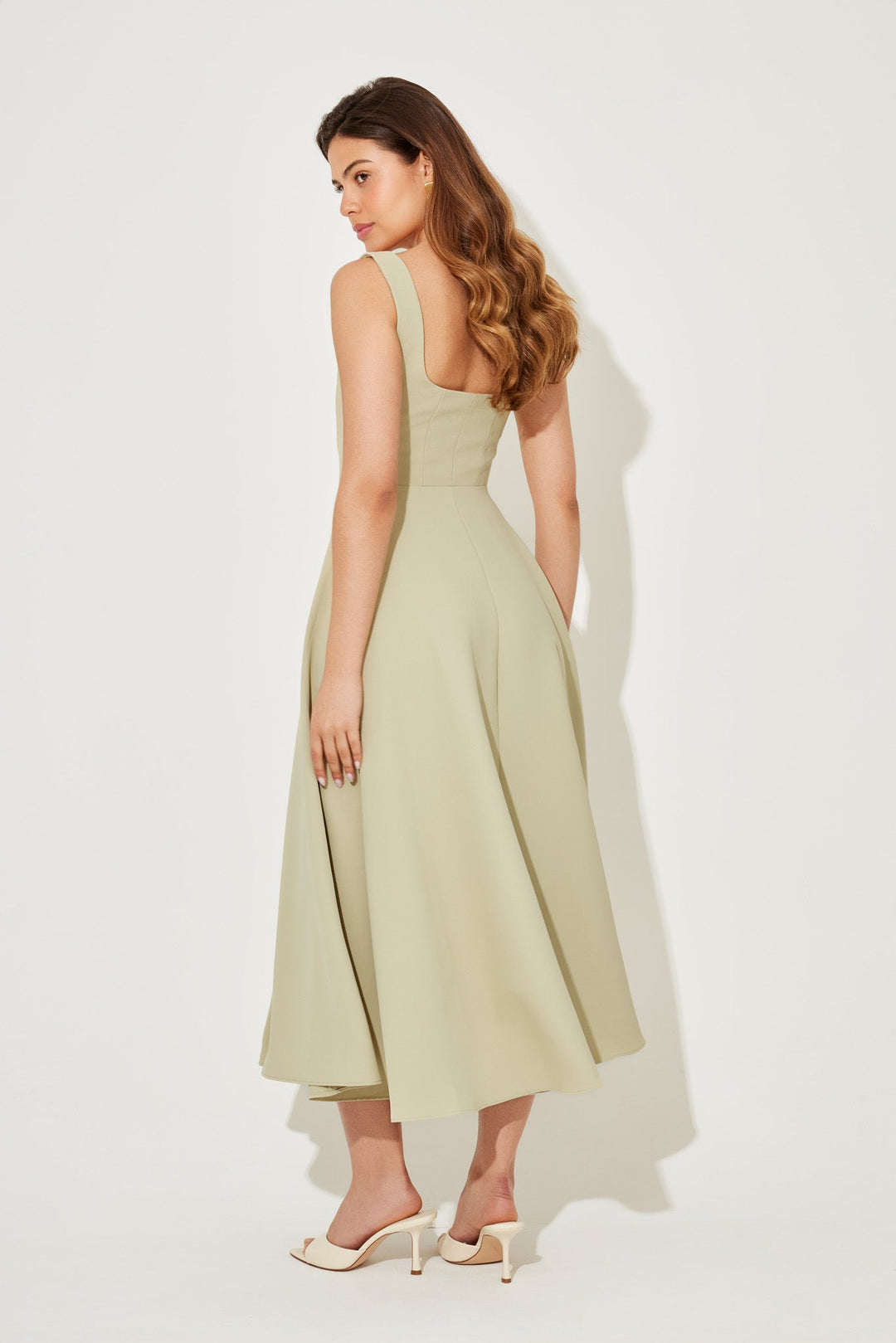 Amelia™ | Timeless Flowing Midi Dress
