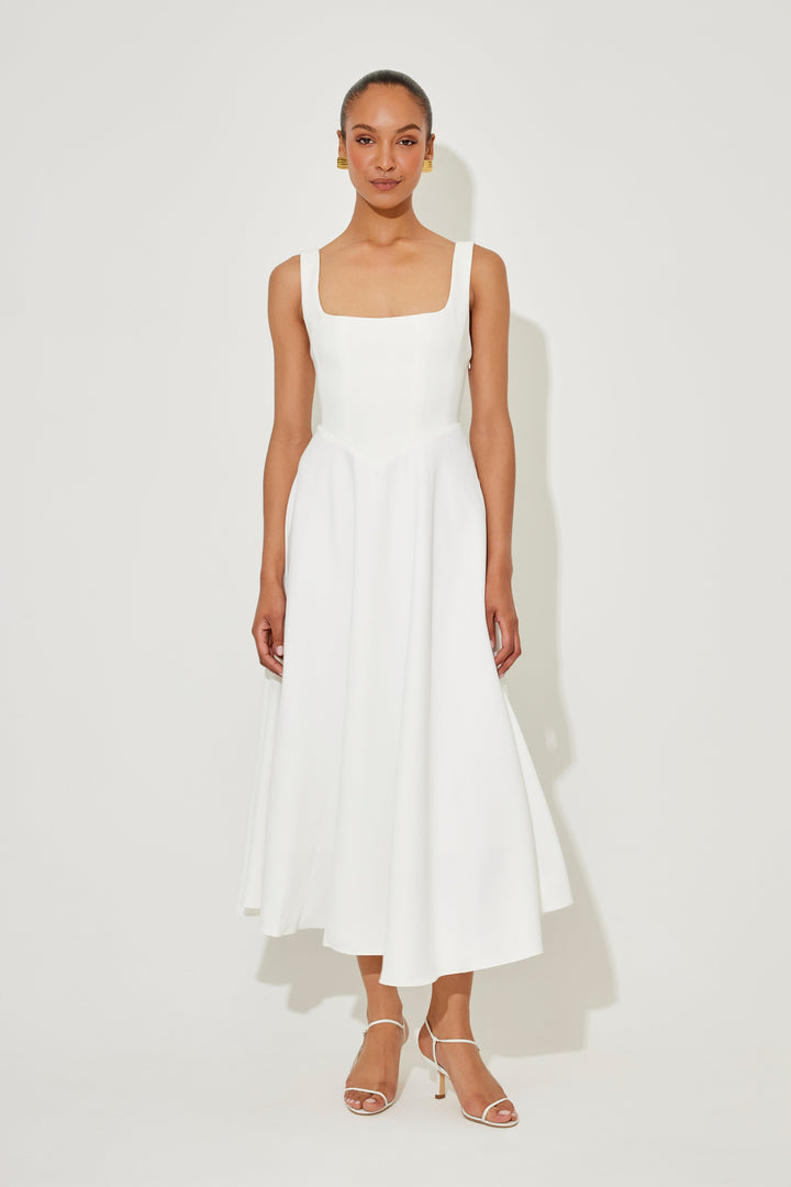Amelia™ | Timeless Flowing Midi Dress