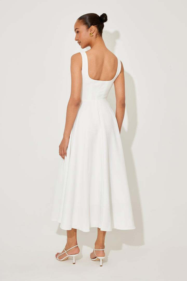 Amelia™ | Timeless Flowing Midi Dress