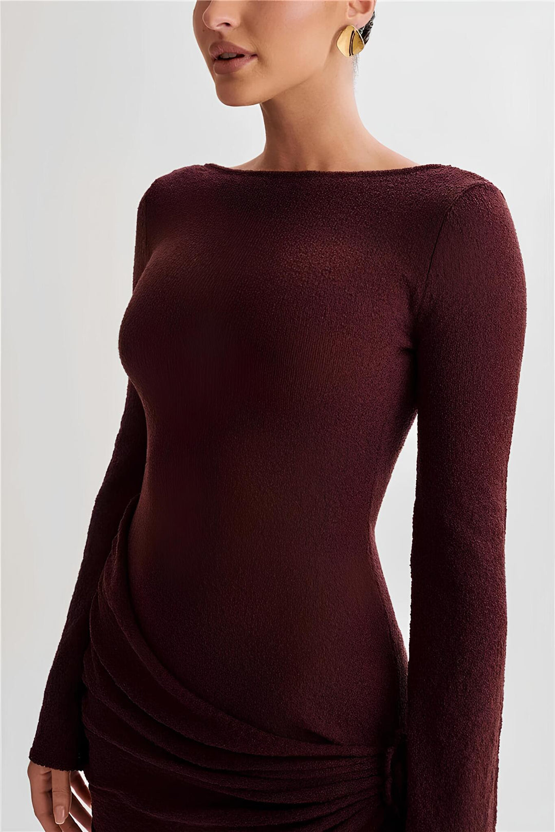 Velquira™ | Mini Dress with Scarf