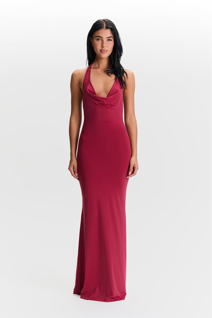 Valeria™ | Cowl-Neck Dress