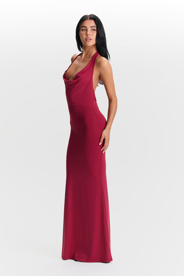 Valeria™ | Cowl-Neck Dress