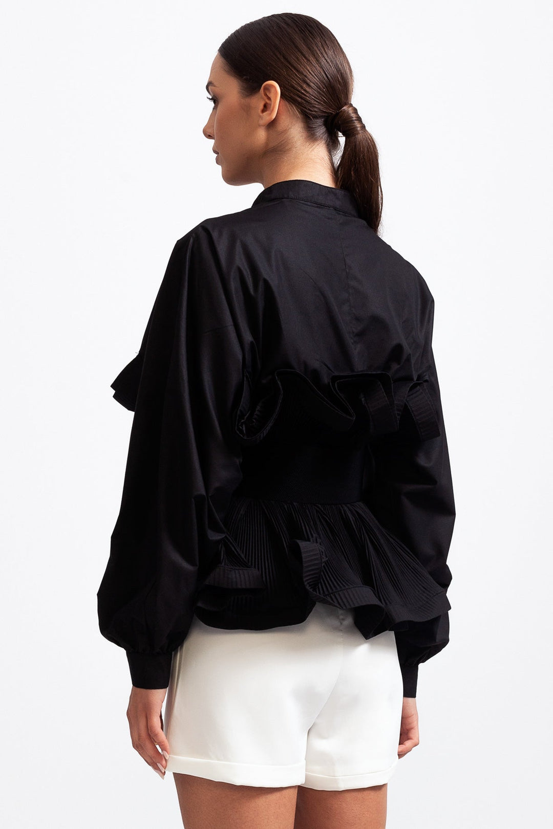 Elodie™ | Ruffle Belt Shirt