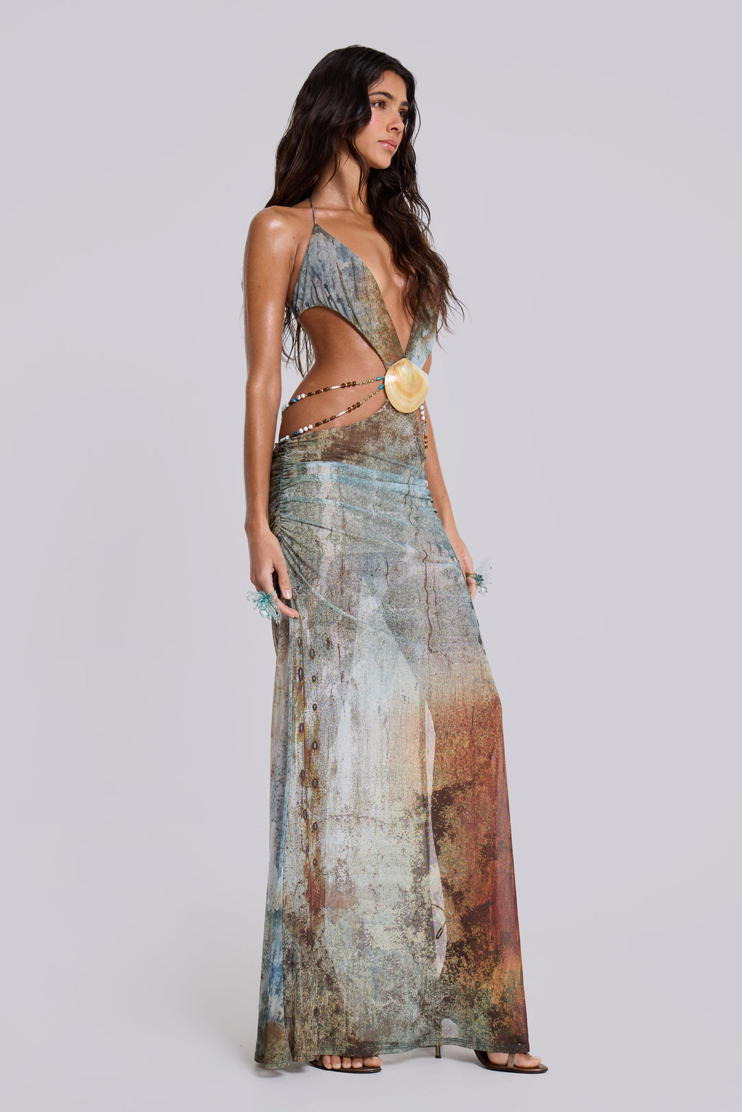 Neriah™ | Whiskey Drape Maxi Dress