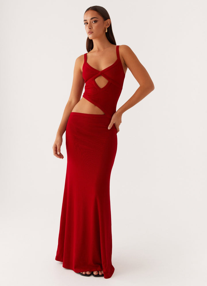 Veltrixon™ | Knitted Cut-Out Dress