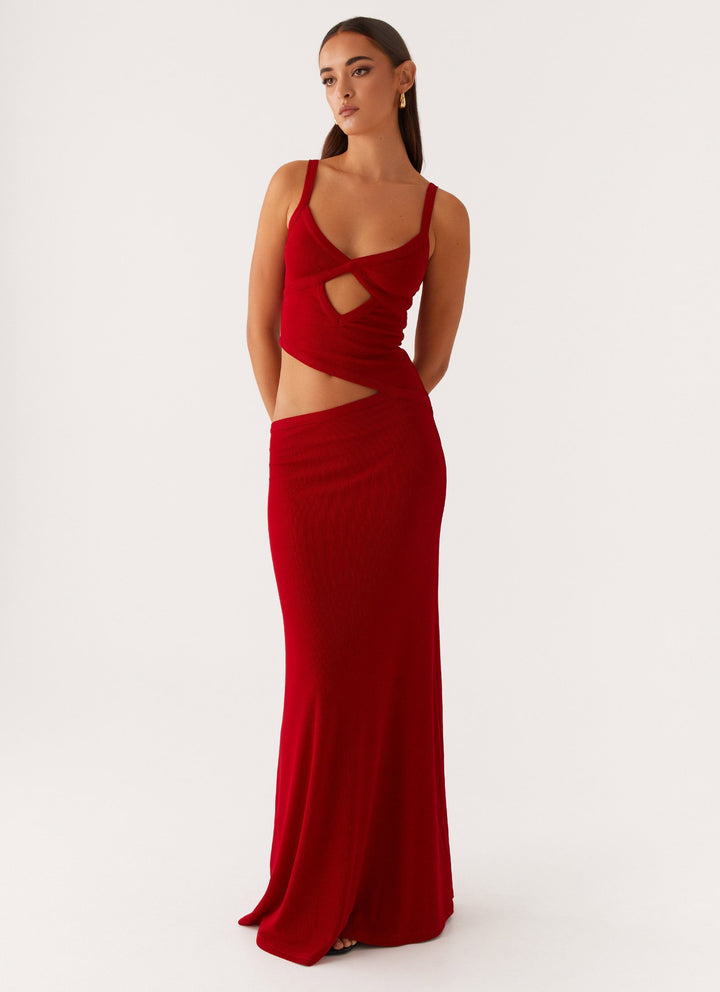 Veltrixon™ | Knitted Cut-Out Dress