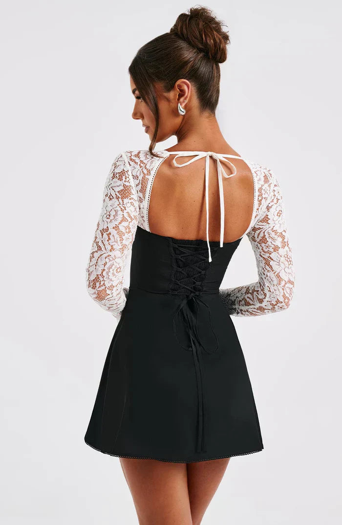 Qiana™ | Ruffle Shirt Mini