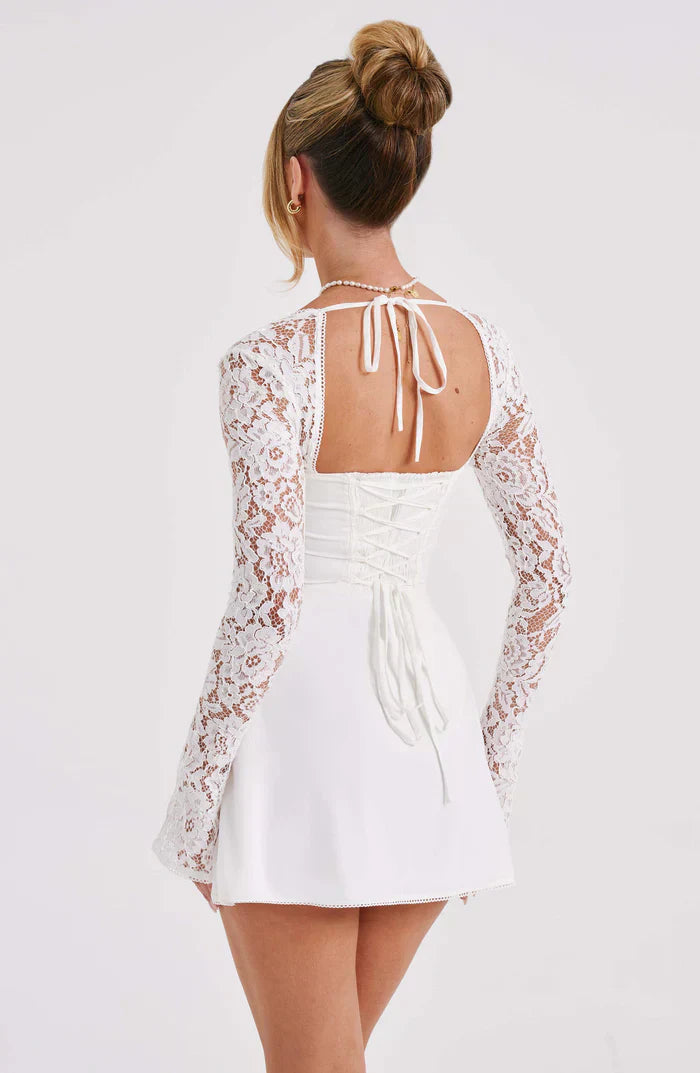 Qiana™ | Ruffle Shirt Mini