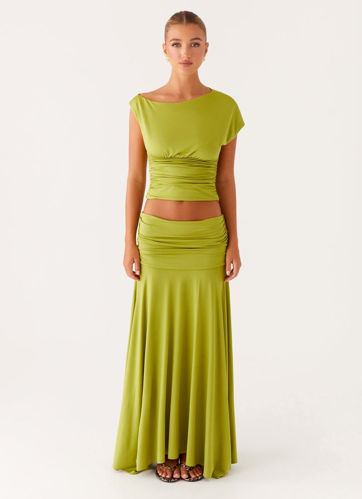 Soraya™ | Ruched One-Shoulder Maxi Dress