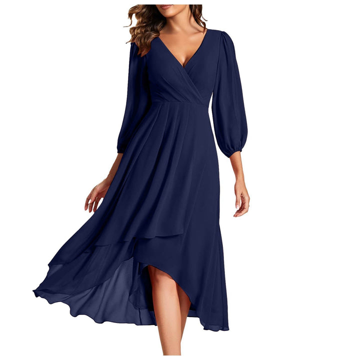 Avenya™ | V-Neck Midi Dress