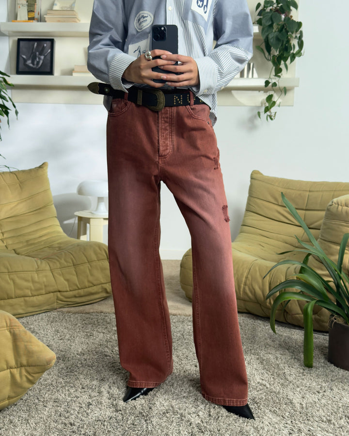 Onalya™ | Red Bootcut Pants