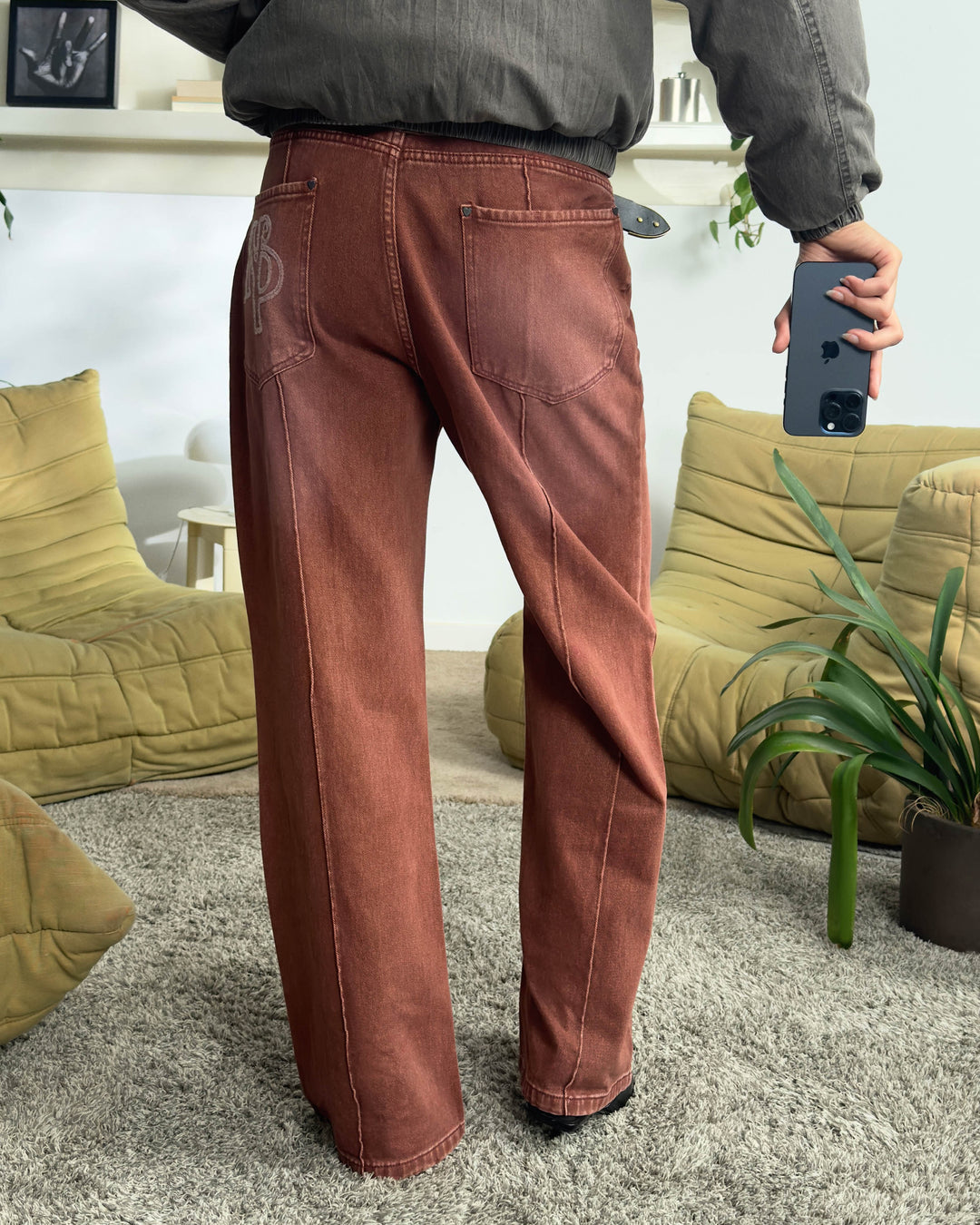 Onalya™ | Red Bootcut Pants