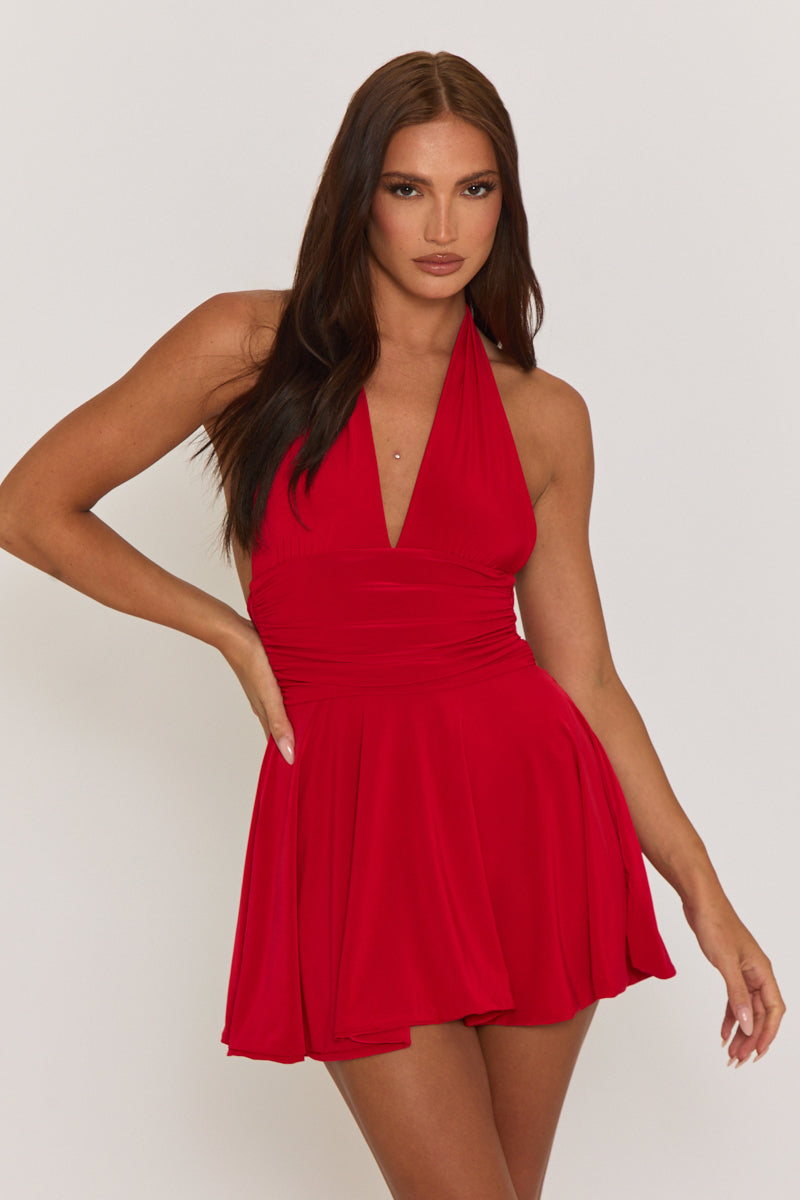 Luna™ | Seductive Halter Mini Dress
