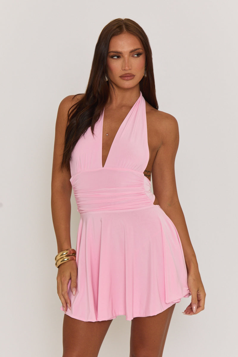 Luna™ | Seductive Halter Mini Dress