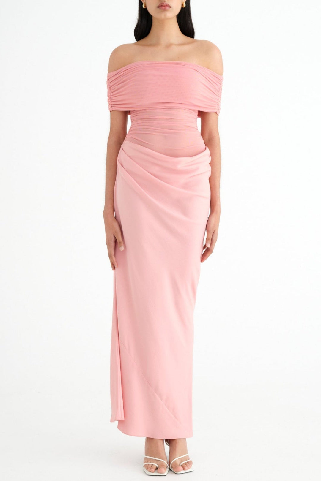Lydia™ | Draped Back Maxi Dress