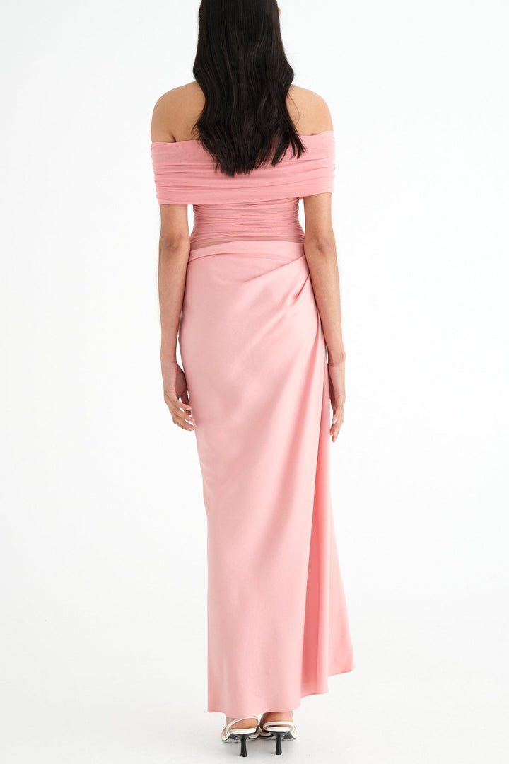 Lydia™ | Draped Back Maxi Dress