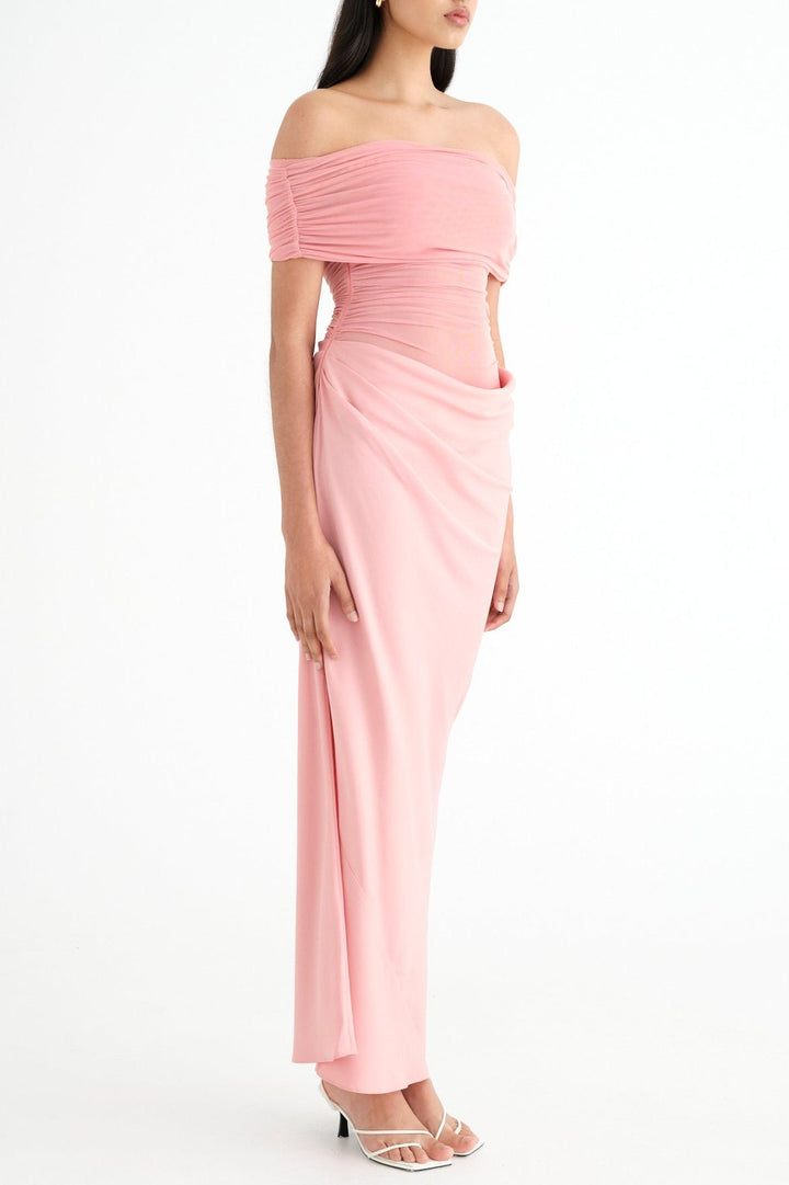 Lydia™ | Draped Back Maxi Dress