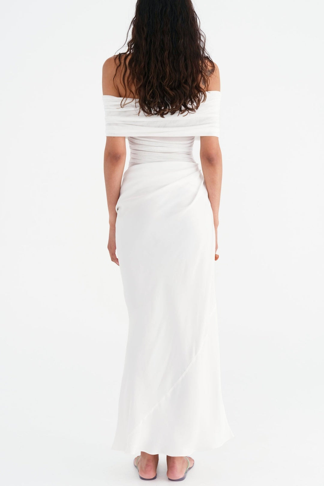 Lydia™ | Draped Back Maxi Dress