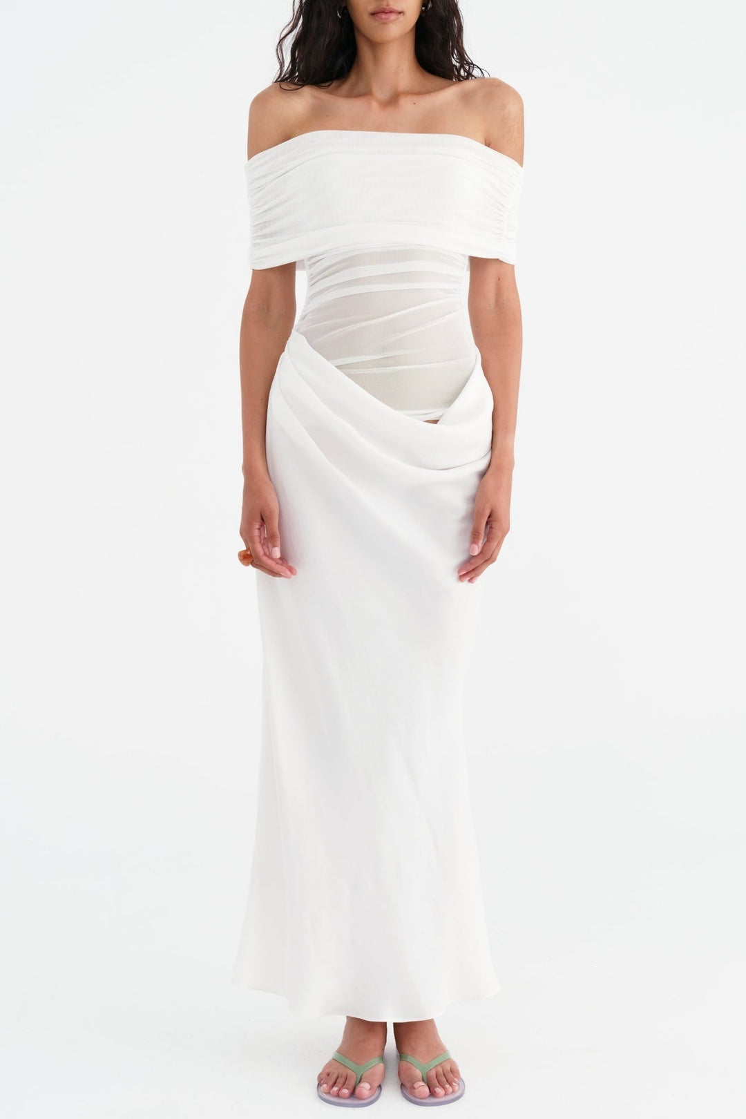 Lydia™ | Draped Back Maxi Dress