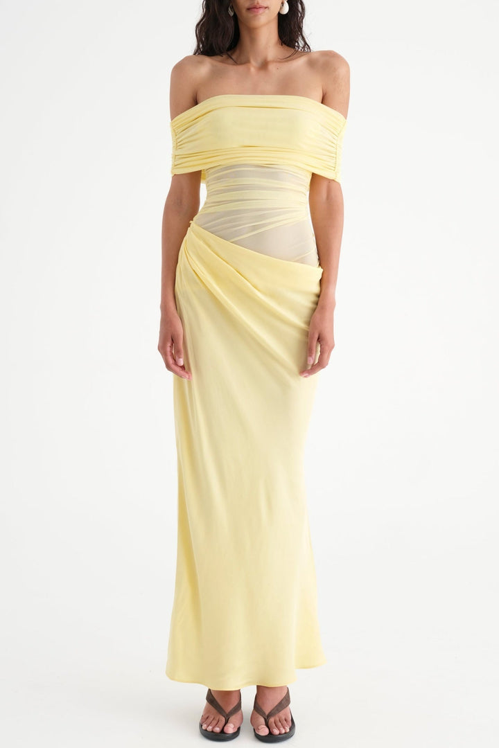 Lydia™ | Draped Back Maxi Dress