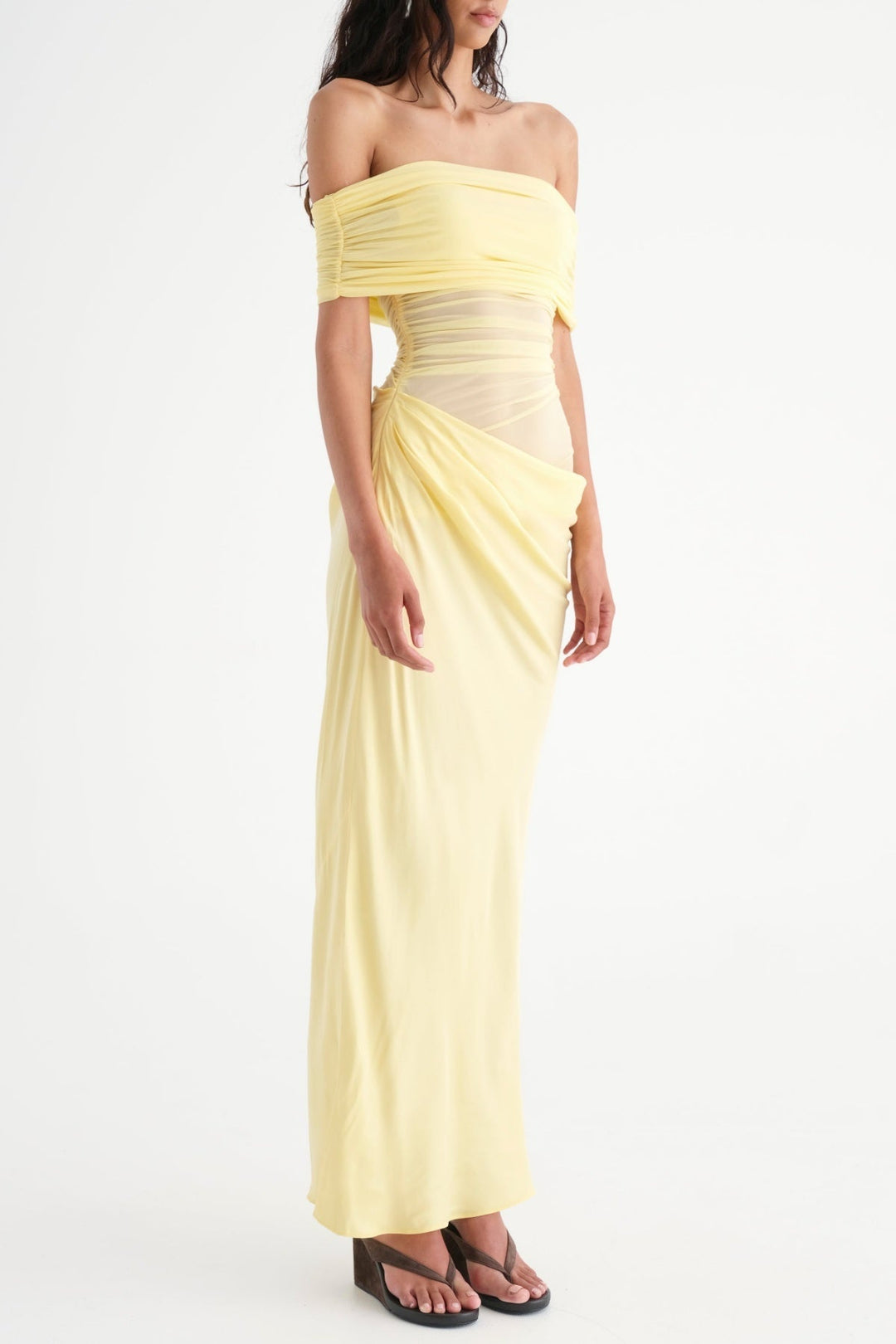 Lydia™ | Draped Back Maxi Dress