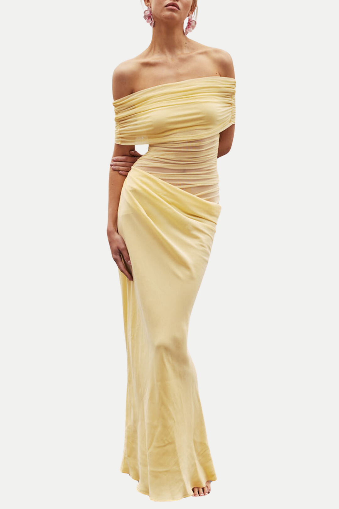 Lydia™ | Draped Back Maxi Dress