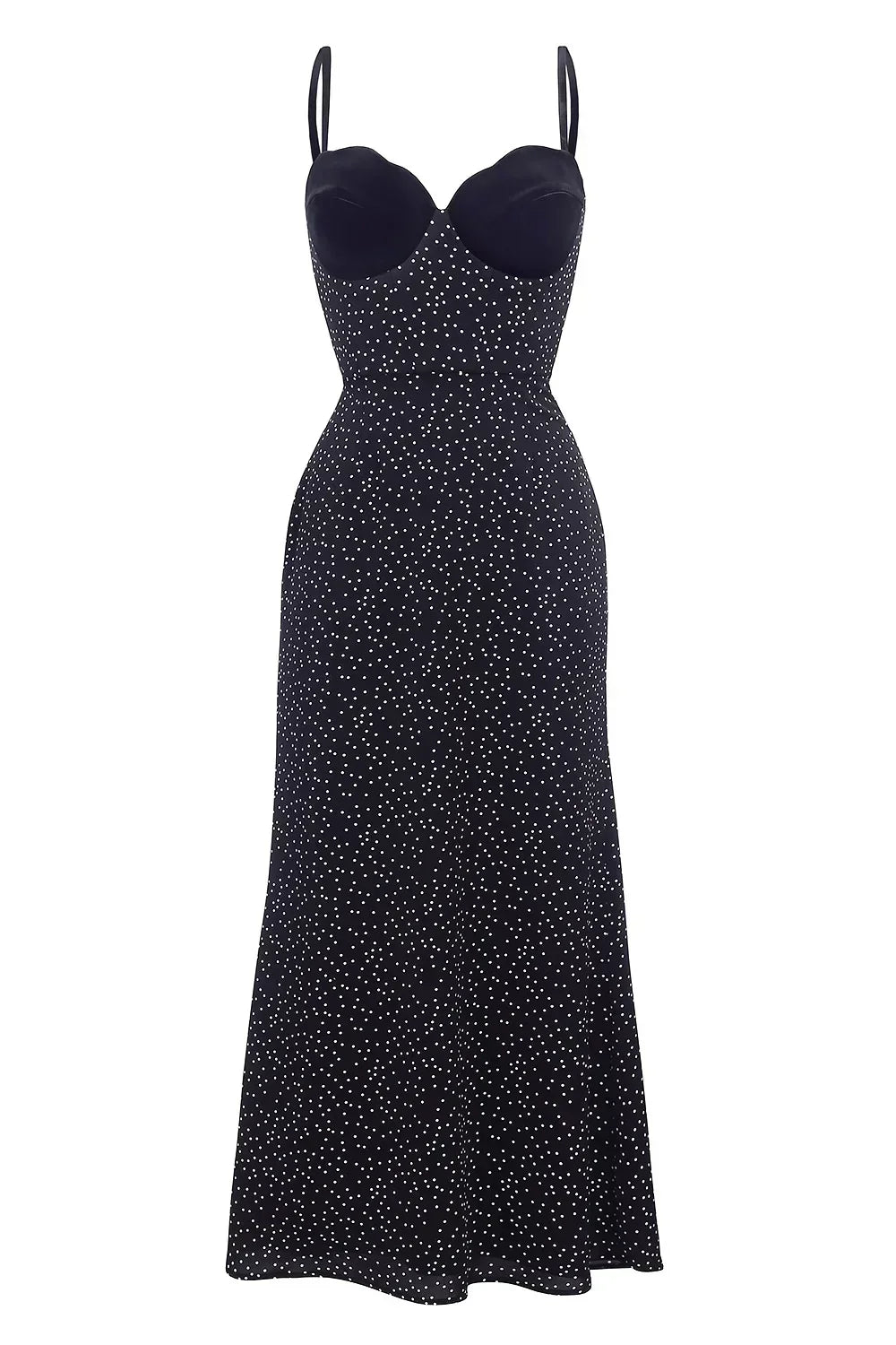 Selina™ | Midi Dress with Dots