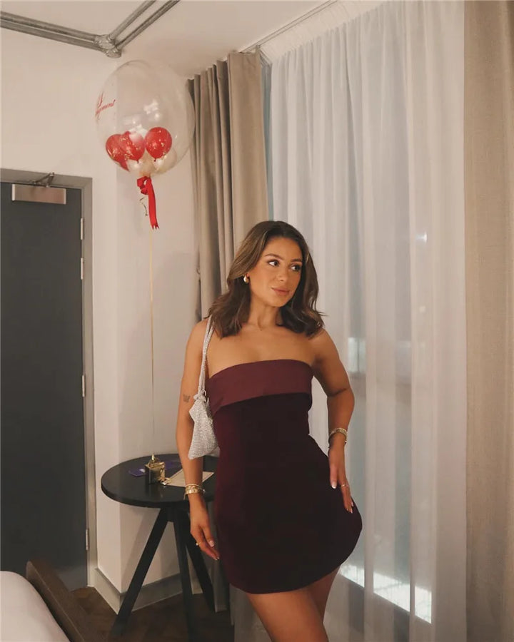 Feminova™ | Off-Shoulder Mini Dress
