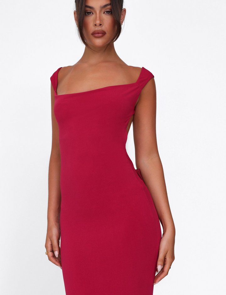 Danira™ | Elegant Maxi Dress with Bow
