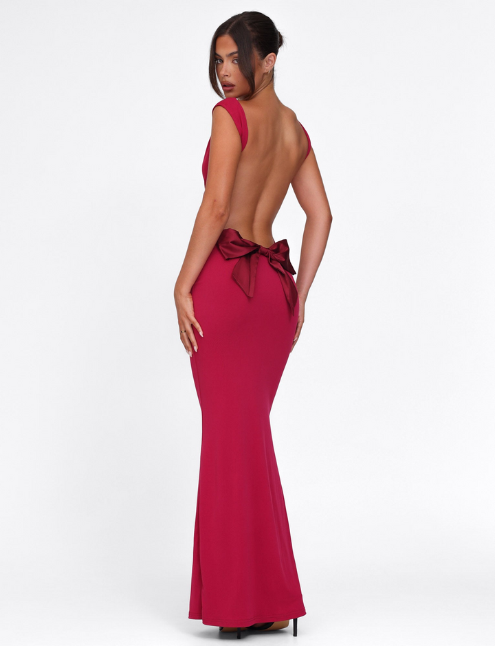 Danira™ | Elegant Maxi Dress with Bow