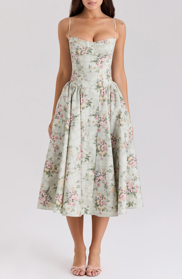 Elara™ | Charm Midi Dress