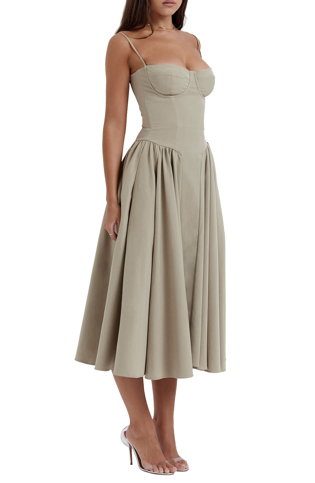 Elara™ | Charm Midi Dress