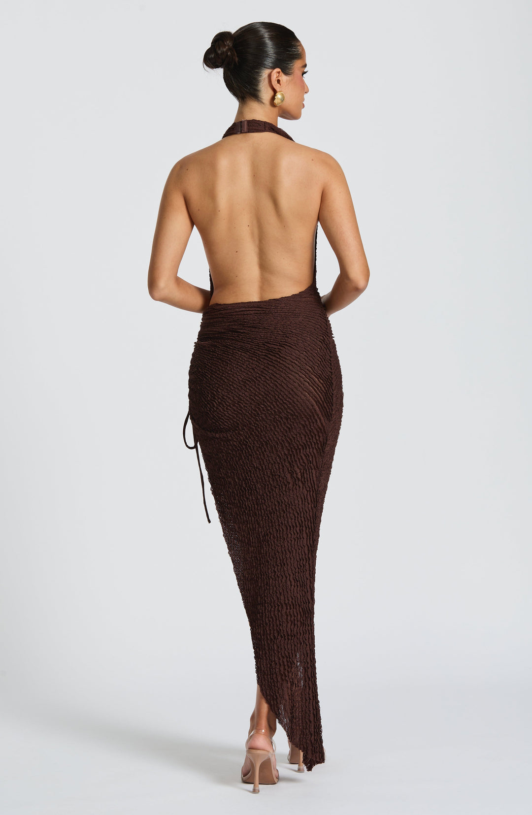 Sienna™ | Draped Halter Maxi Dress