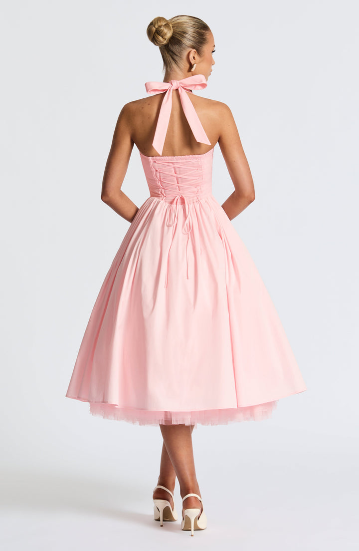 Elodie™ | Blush Halter Tee Dress