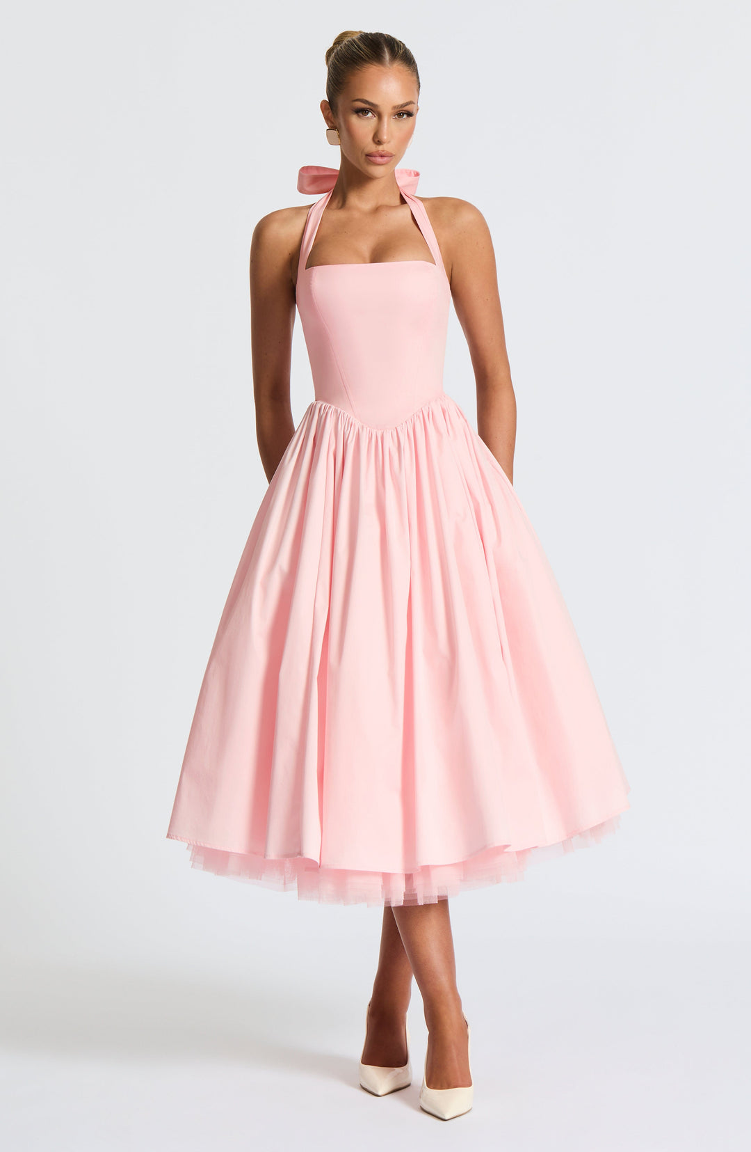 Elodie™ | Blush Halter Tee Dress