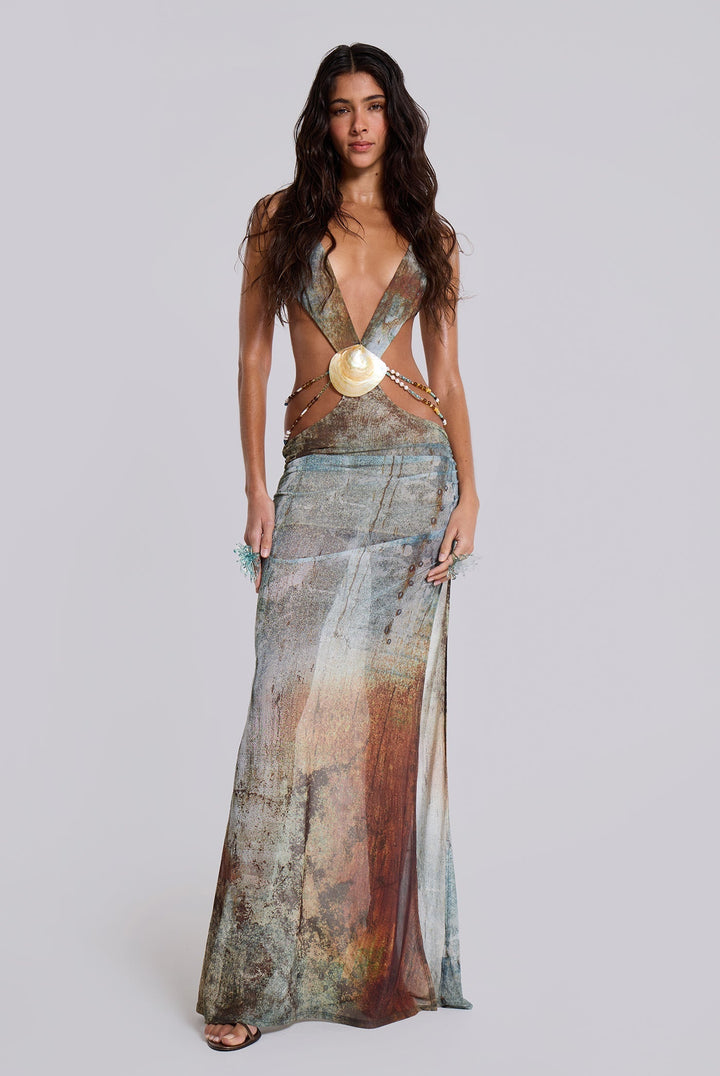 Neriah™ | Whiskey Drape Maxi Dress