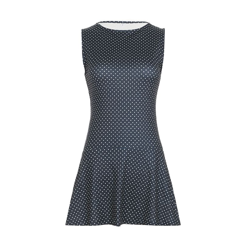 Colette™ | Mini Dress with Polka Dot Charm