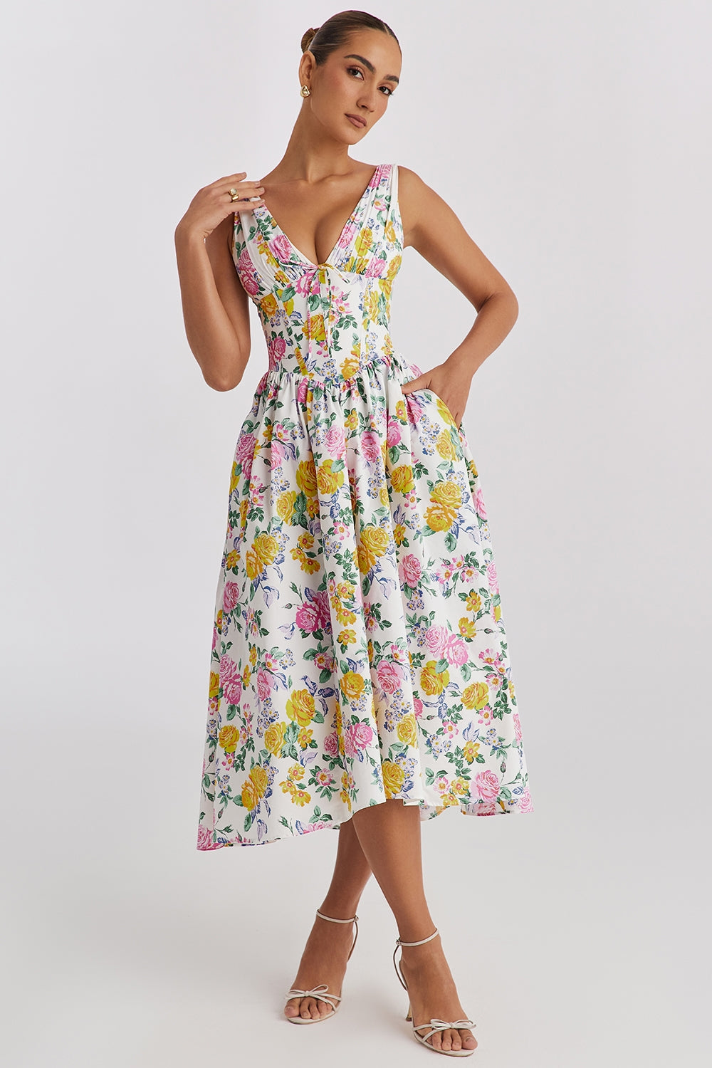 Lyra™ | Sun-Kissed Corset Summer Dress