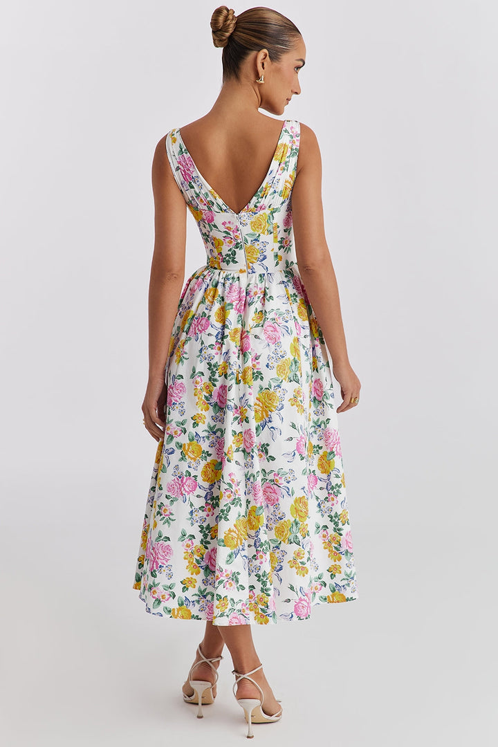 Lyra™ | Sun-Kissed Corset Summer Dress