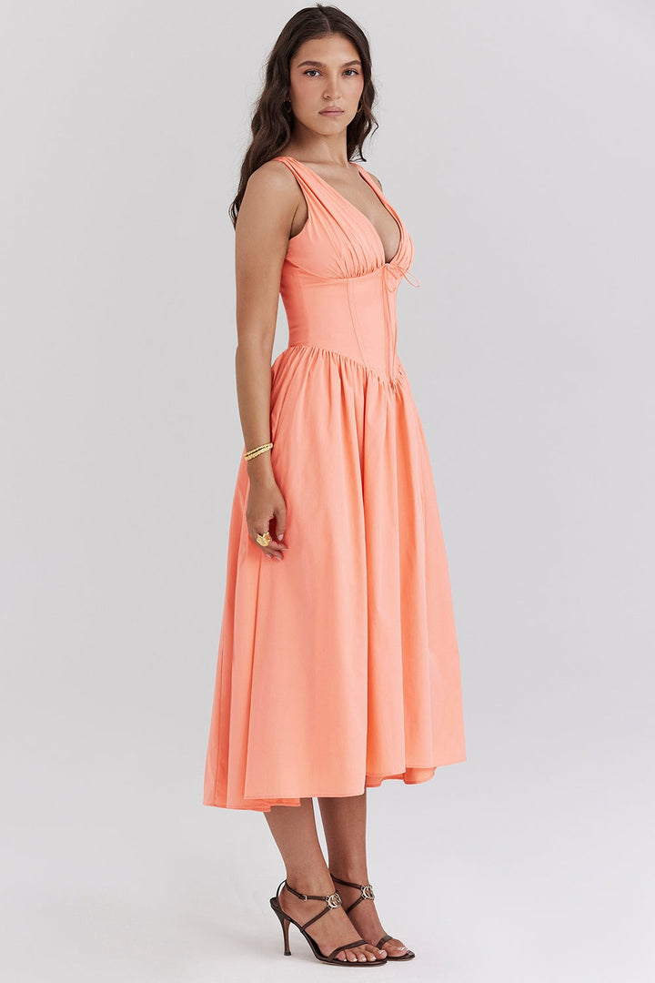 Lyra™ | Sun-Kissed Corset Summer Dress