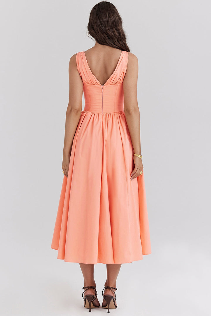 Lyra™ | Sun-Kissed Corset Summer Dress