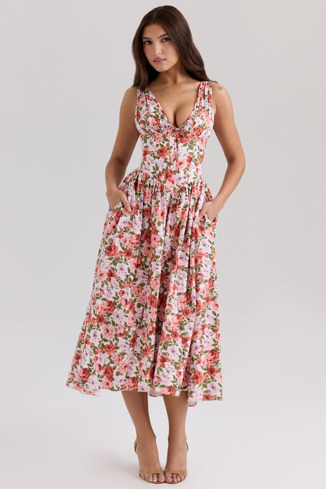 Lyra™ | Sun-Kissed Corset Summer Dress