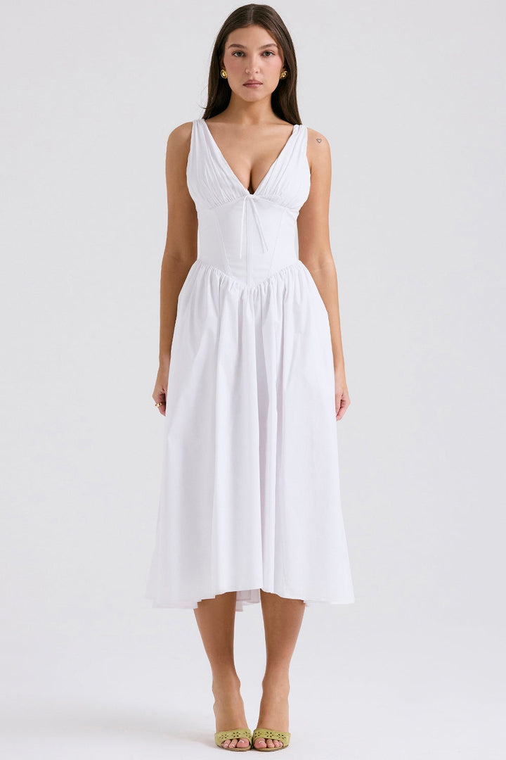 Lyra™ | Sun-Kissed Corset Summer Dress