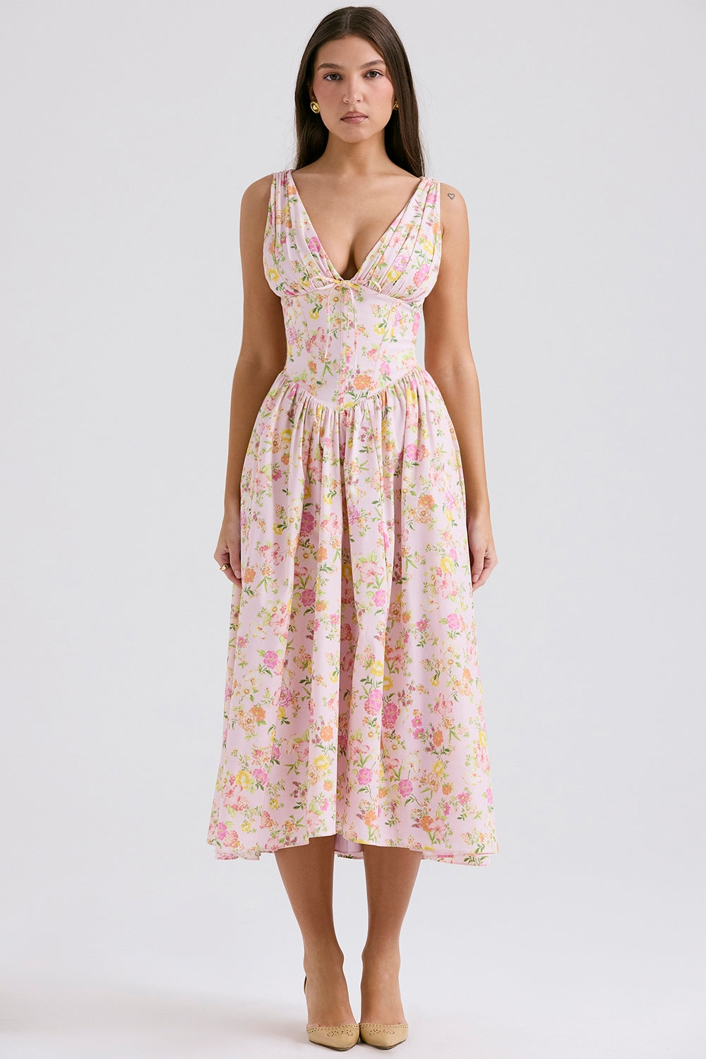 Lyra™ | Sun-Kissed Corset Summer Dress